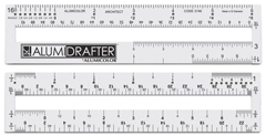 The S&T Store - Alumicolor AlumiDrafter 12 Architect Ruler