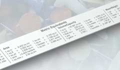 Alumicolor Pica Point Ruler 12