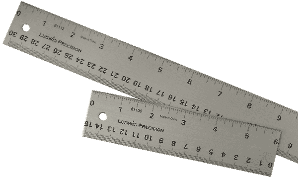 Aluminum Straight Edge Ruler by C.S. Osborne & Co. - No. 802