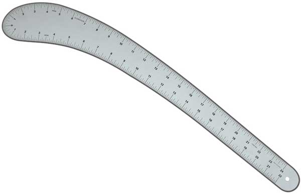 Kearing Vary Form Curve Ruler for Fashion Design Aviation Aluminum